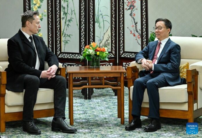 Elon Musk meets with a Chinese official as Trump begins his second term