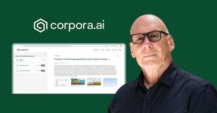 Exclusive: Tech mogul Mel Morris launches Corpora.ai, a public AI research engine