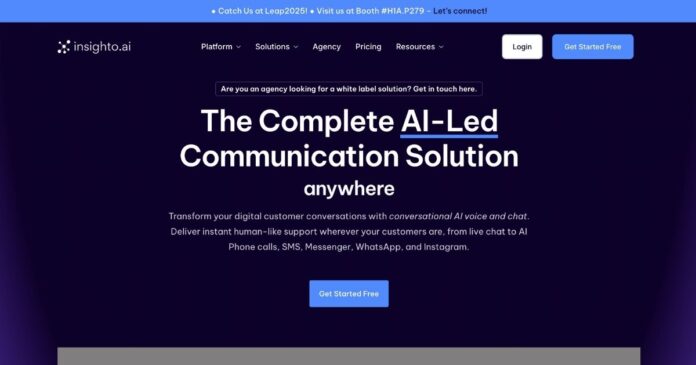 Insighto, AI communication solution