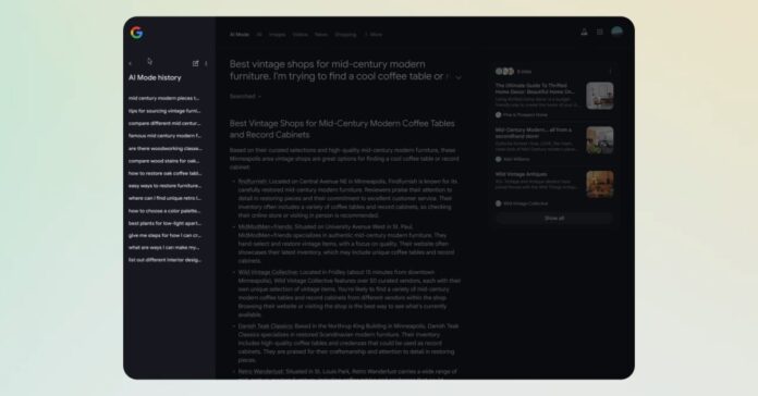 Google AI Mode updates desktop UI and drops the Labs waiting list
