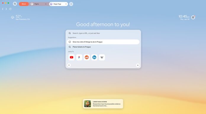 Norton’s Neo browser wants to bring AI into the search bar