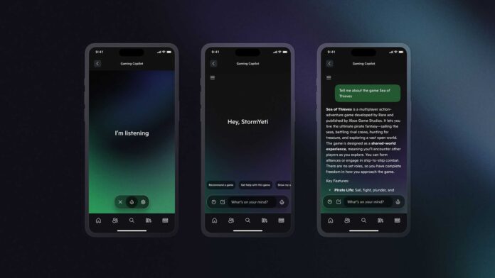 Xbox begins testing Copilot on mobile