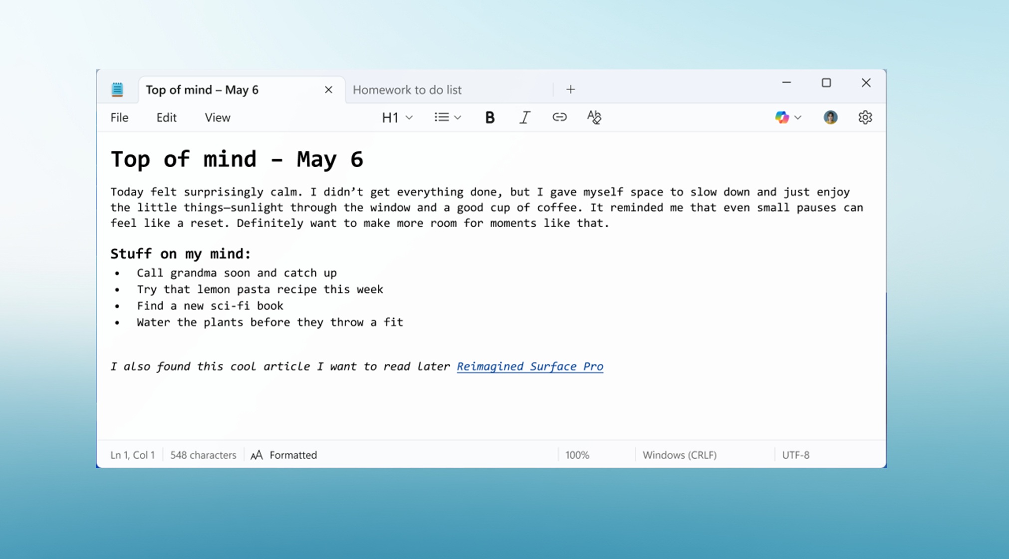 WordPad is no more in Windows 11, however Notepad has absorbed its skills