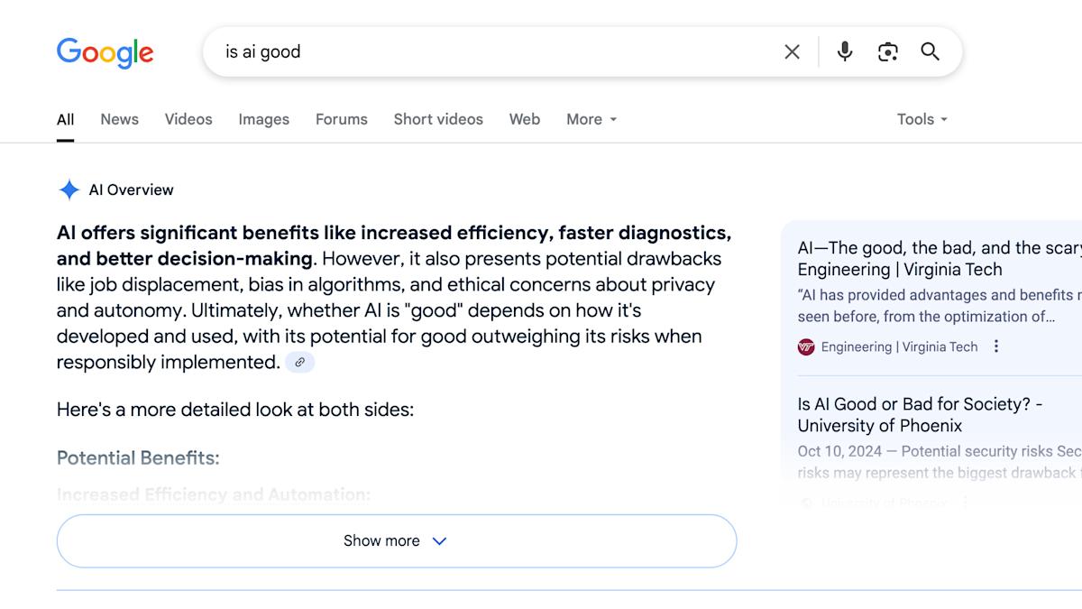 How to disable Google’s AI Overviews when searching the web