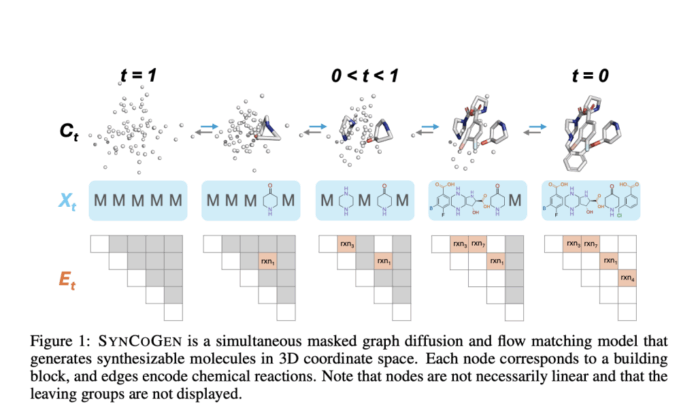 SYNCOGEN: A Machine Learning Framework for Synthesizable 3D Molecular Generation Through Joint Graph and Coordinate Modeling