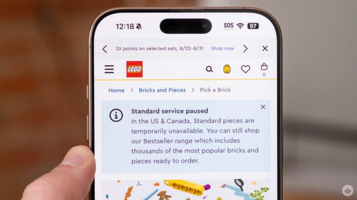 Trump forces Lego to suspend a ‘Pick a Brick” program in Canada