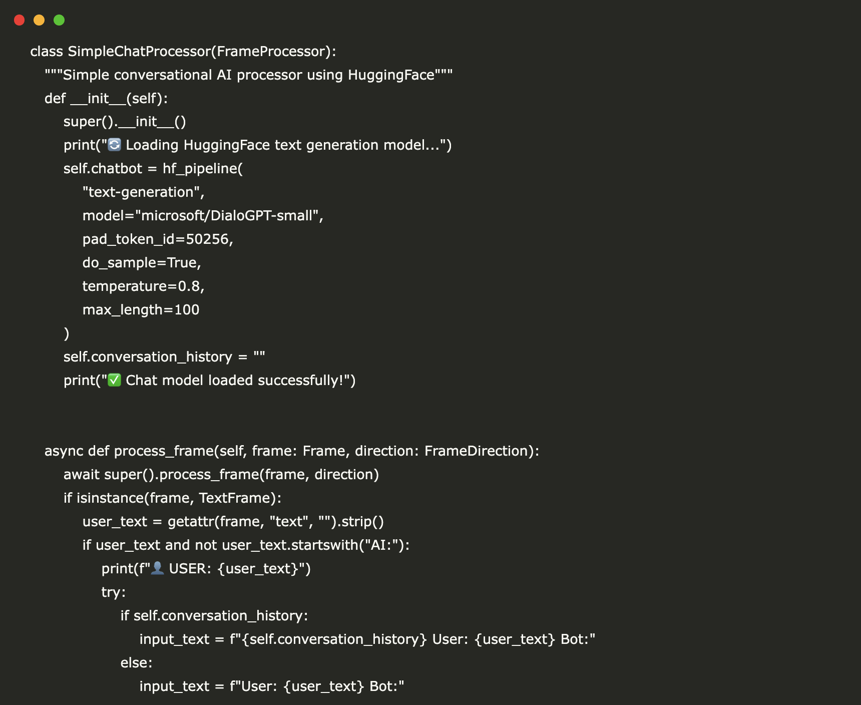 An Implementation Guide to Build a Modular Conversational AI Agent with Pipecat and HuggingFace