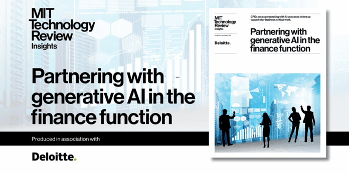 Partnering with generative AI in the finance function