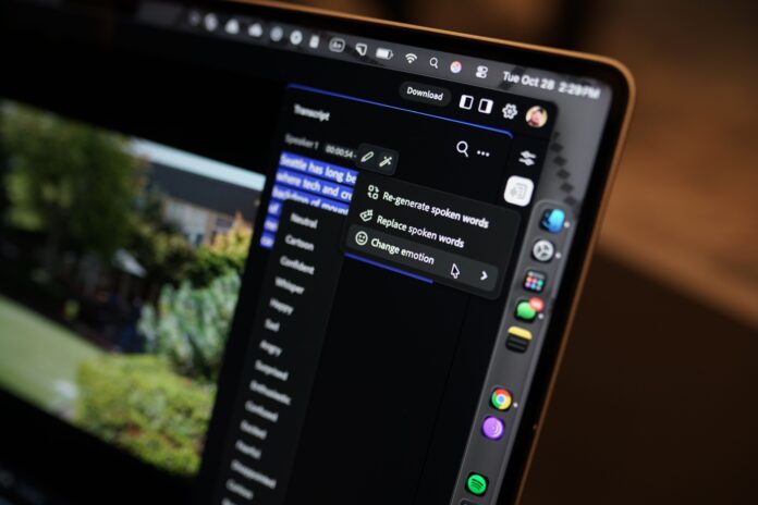 Exclusive: Adobe’s Corrective AI Can Change the Emotions of a Voice-Over